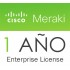 LIC-MX64W-ENT-1YR Licencia y Soporte Cisco Meraki MX64W Enterprise - 1 año 