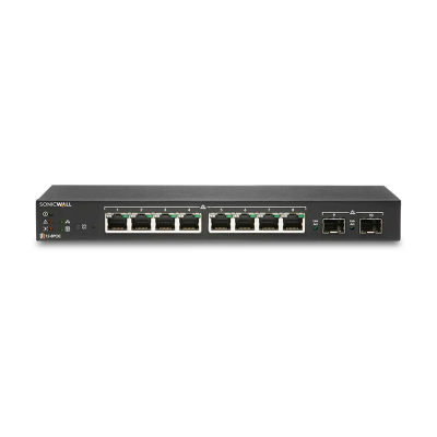 SonicWALL SWS12-8 8-Port Gigabit Switch and Support 1 Año