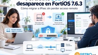 FortiGate SSL VPN desaparece en FortiOS 7.6.3: cómo migrar a IPsec sin dejar usuarios sin acceso