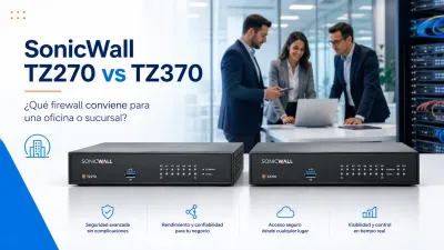 SonicWall TZ270 vs TZ370: qué firewall conviene para una oficina o sucursal