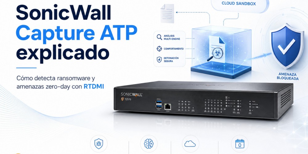SonicWall Capture ATP explicado: cómo detecta ransomware y amenazas zero-day con RTDMI