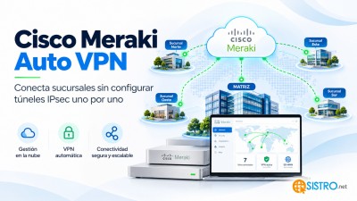 Cisco Meraki Auto VPN: cómo conectar sucursales sin configurar túneles IPsec uno por uno