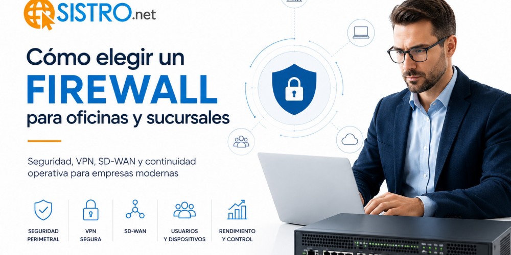 Cómo elegir un firewall para oficinas y sucursales sin sobredimensionar ni quedarse corto