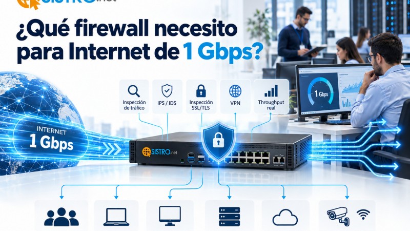 Tengo Internet de 1 Gbps: ¿qué firewall necesito y por qué uno de “1 Gbps” puede no ser suficiente?