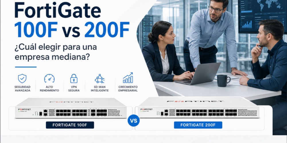 FortiGate 100F vs 200F: cuál elegir para una empresa mediana