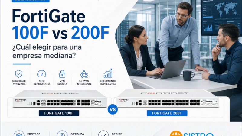 FortiGate 100F vs 200F: cuál elegir para una empresa mediana