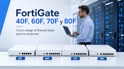 FortiGate 40F, 60F, 70F y 80F: cómo elegir el firewall Fortinet ideal para tu empresa