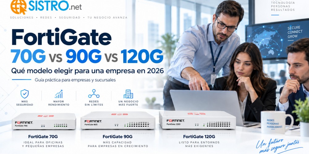 FortiGate 70G vs 90G vs 120G: qué modelo elegir para una empresa en 2026