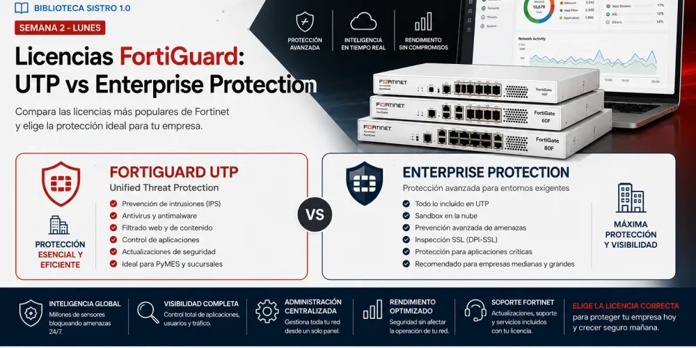 Licencias FortiGuard: UTP vs Enterprise Protection