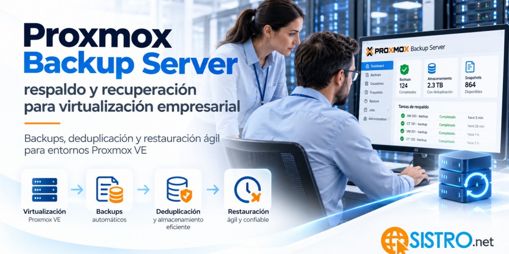 Proxmox Backup Server: respaldo y recuperación para virtualización empresarial
