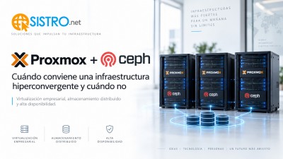 Proxmox + Ceph: cuándo conviene una infraestructura hiperconvergente y cuándo no