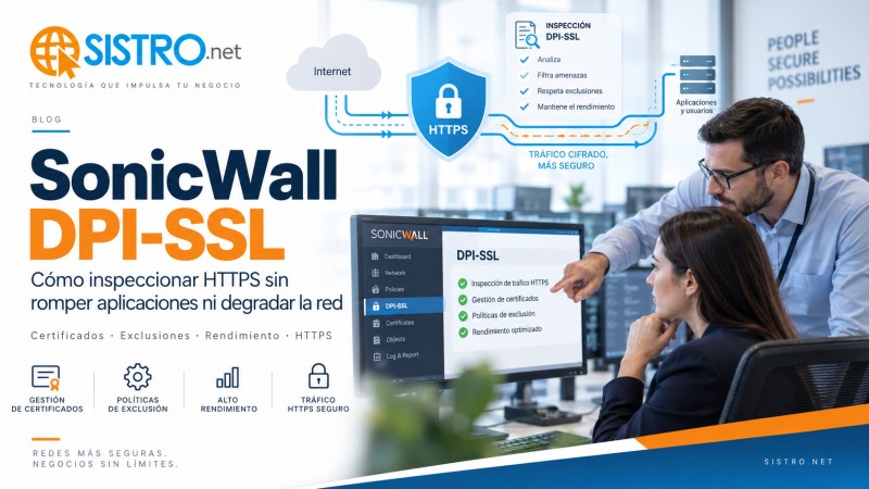 SonicWall DPI-SSL: cómo inspeccionar HTTPS sin romper aplicaciones ni degradar la red