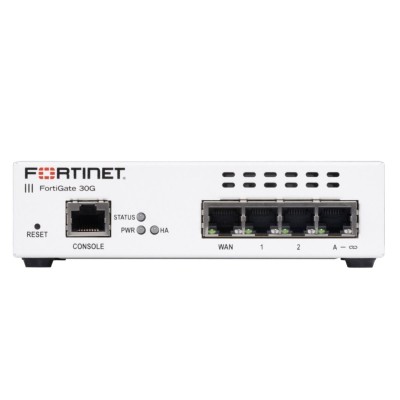 Fortinet FortiWiFi 30G Firewall con Enterprise Protection Bundle 1 Año (FWF-30G-A-BDL-809-12)