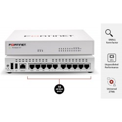 Fortinet FortiGate  Firewall con Enterprise Protection Bundle 1 Año (FG-70F-BDL-809-12)