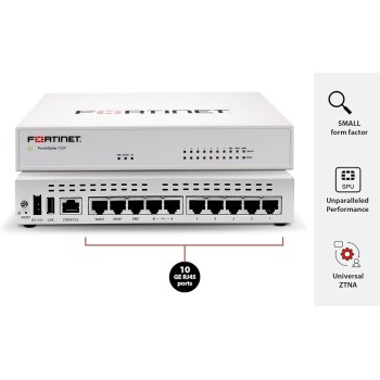 Fortinet FortiGate 70F Firewall con Enterprise Protection Bundle 1 Año (FG-70F-BDL-809-12)