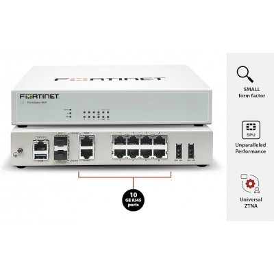 Fortinet FortiGate  Firewall con UTP Bundle 5 Años (FG-80F-BDL-950-60)