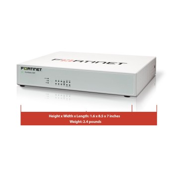 Fortinet FortiGate 80F Firewall con Enterprise Protection Bundle 1 Año (FG-80F-BDL-809-12)