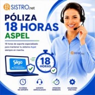 Póliza Avanzada de Soporte Inteligente Aspel 18 Horas (Fraccionable)